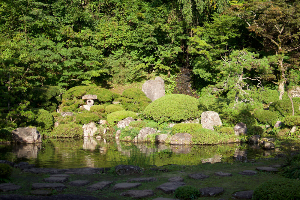 Gyokusenji Temple in Tsuruoka at the base of Mt. Haguro of the Dewa Sanzan