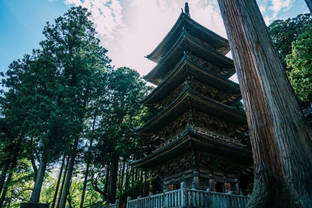 Zenpoji Temple's Five Story Pagoda