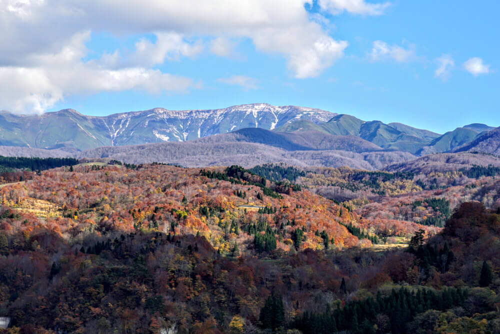 Mt. Gassan of the Dewa Sanzan in Autumn