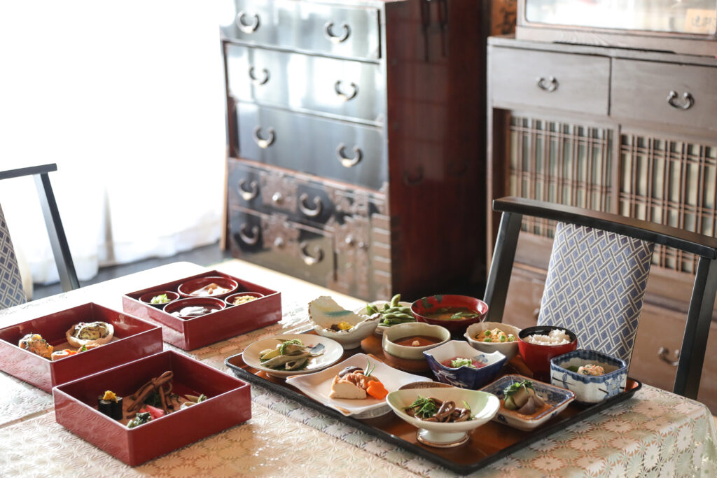 Shojin Ryori Ascetic Cuisine from Daishinbo pilgrim's lodge.