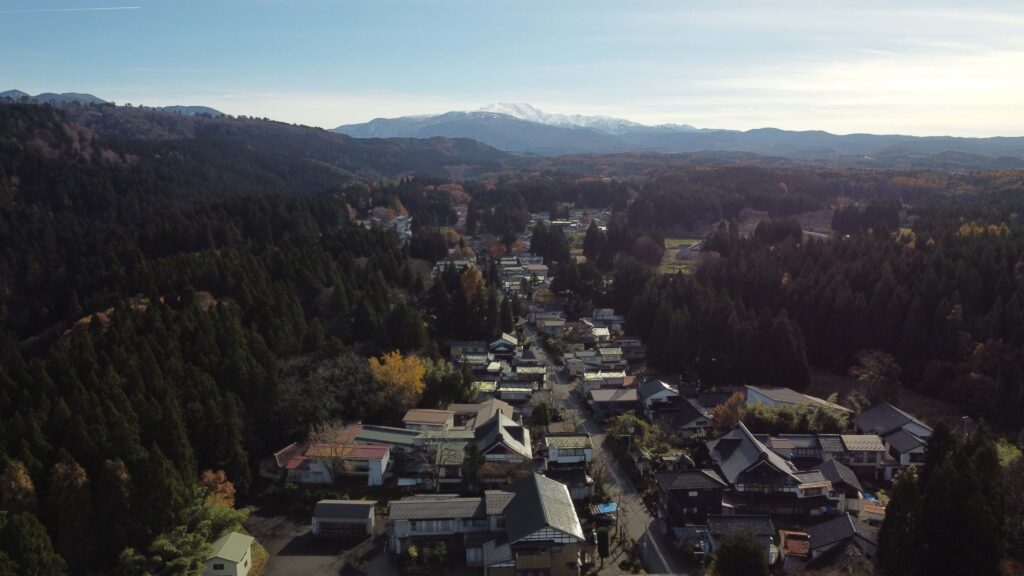 Mt. Gassan and Toge pilgrim's lodge village