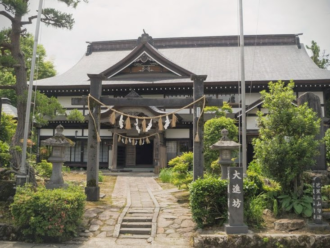 Daishinbo pilgrim's lodge in Toge pilgrim's lodge village on Haguro-san, Japan's one and only Sangaku Shinko Mountain Worship Village.